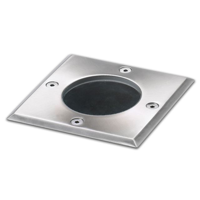 Inground light for GU10, angular, IP67, excl. illuminant