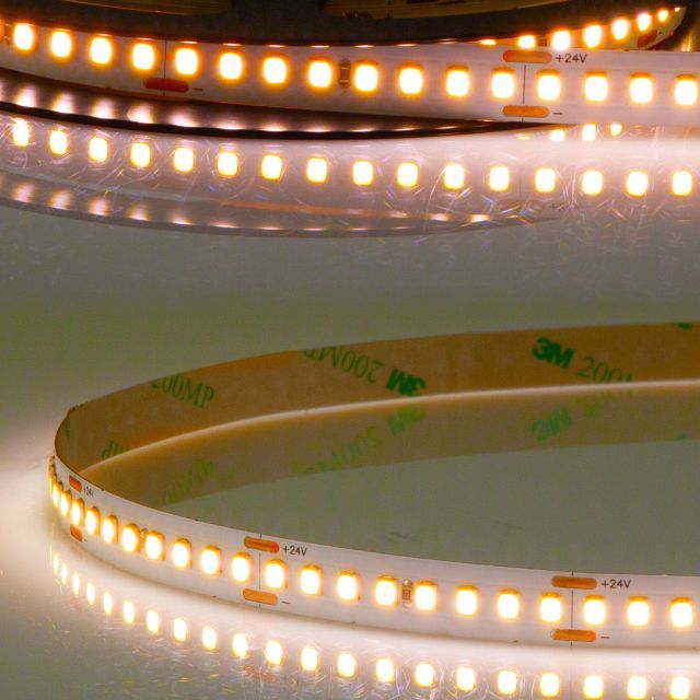 LED HEQ927 flexibilis szalag High Bright, 24V DC, 12W, IP20, 2700K, 140 lm/W, 5m tekercs, 160 LED/m