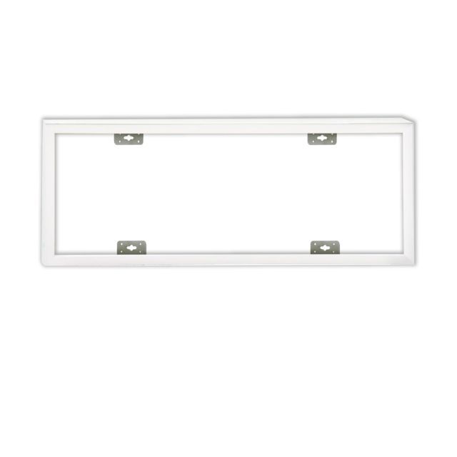Szerelőkeret fehér RAL 9016, mag. 7cm, 300x1200 LED panelekhez, dugaszolható gyorsszereléssel