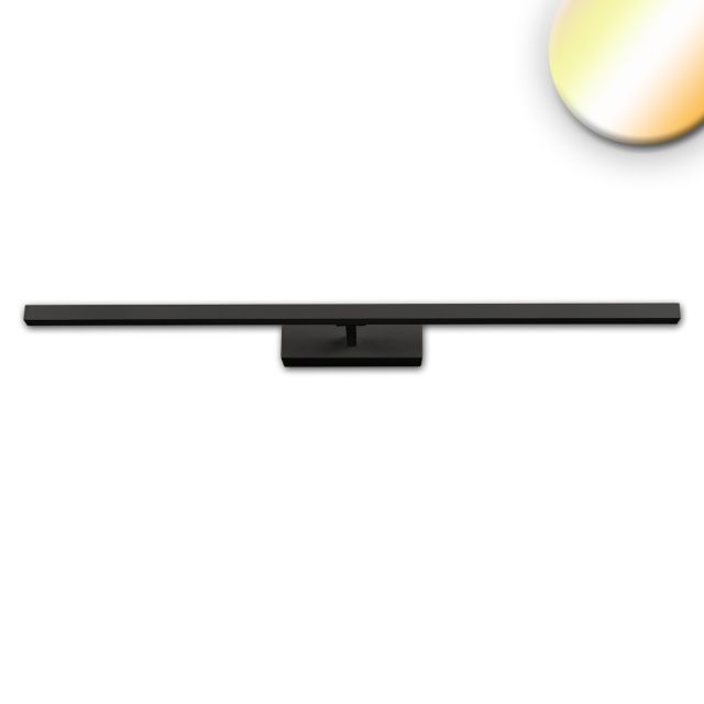 LED tükör és képvilágitás, forgatható, 520mm, 12W, fekete, ColorSwitch 2700|3000|4000K