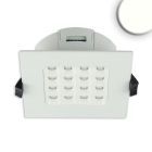 LED downlight Prism káprázás-csökkentett 10W, IP54, semleges fehér, dimmelhető