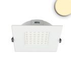 LED downlight Prism káprázás-csökkentett 18W, IP54, meleg fehér, dimmelhető