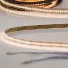 LED CRI930 MiniAMP flex stripe 24V DC, 6W, IP20, 3000K, 120cm, 30cm cable both s.+maleAMP 300 LED/m