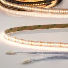 LED CRI930 MiniAMP flex stripe 24V DC, 12W, IP20, 3000K 500cm, 30cm cable both s.+maleAMP 300 LED/m