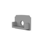 End cap E203 for LED tile profile finish, with cable gland, 1pc